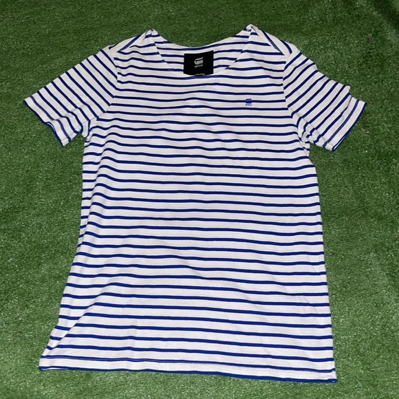 NWOT G Star Raw Stripe Tee L - Picture 6 of 9